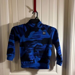 Under Armour Kids Blue and Black Camo Hoodie